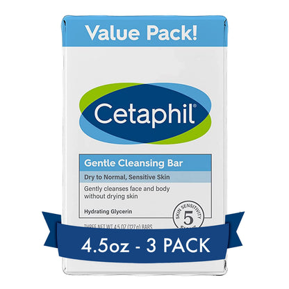 Cetaphil Gentle Cleansing Bar (Pack of 3)