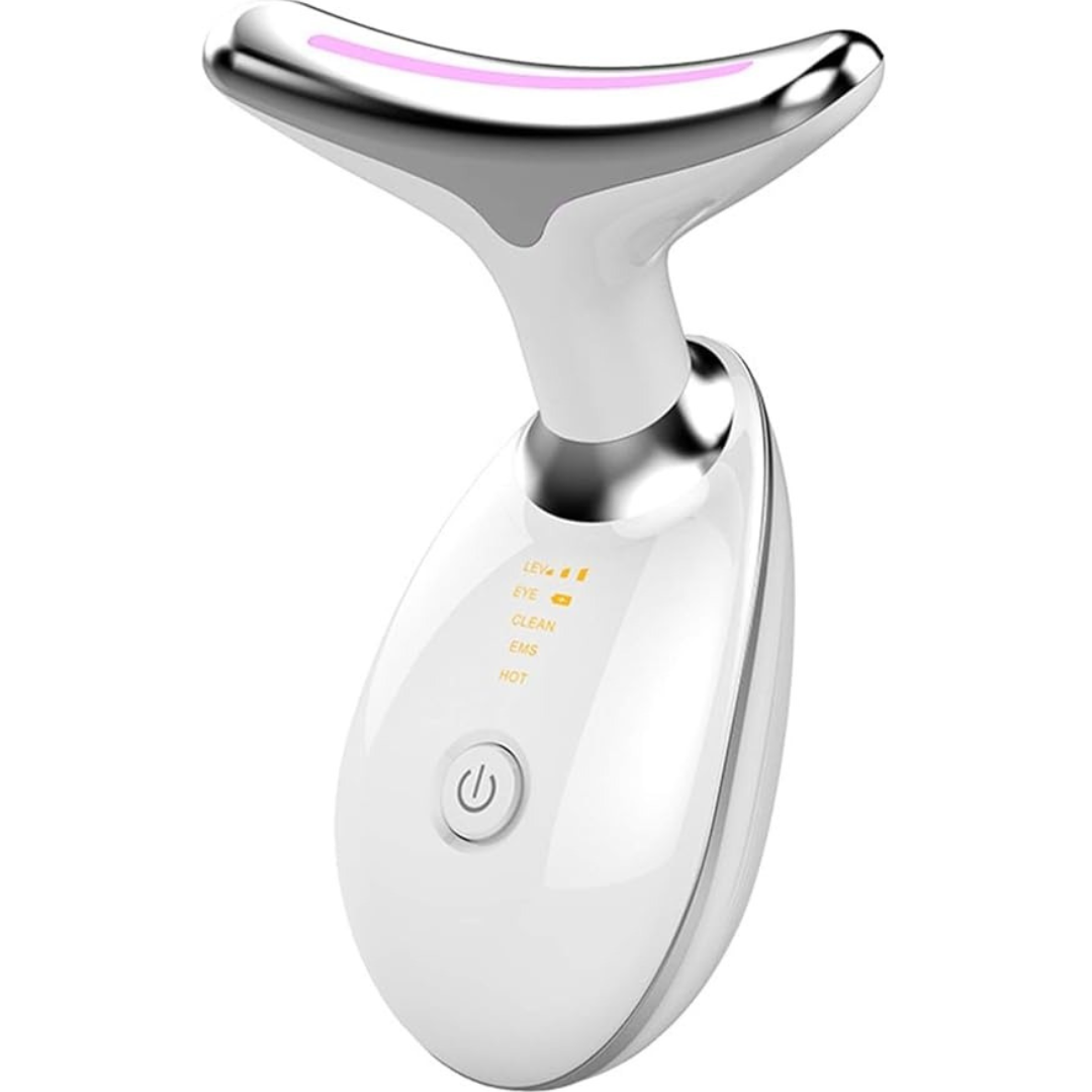 Rechargeable LED Facial And Neck Massager