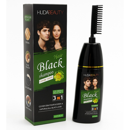 Huda Beauty Hair Black Shampoo 3 in 1