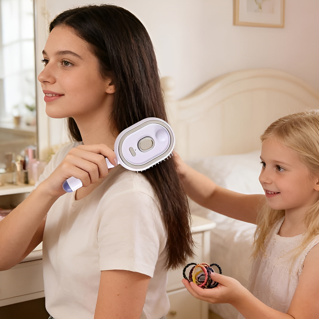 Electric Spray Retractable Air Cushion Comb